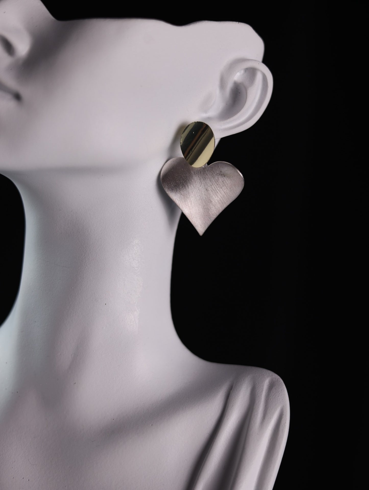 Bold Heart Earrings
