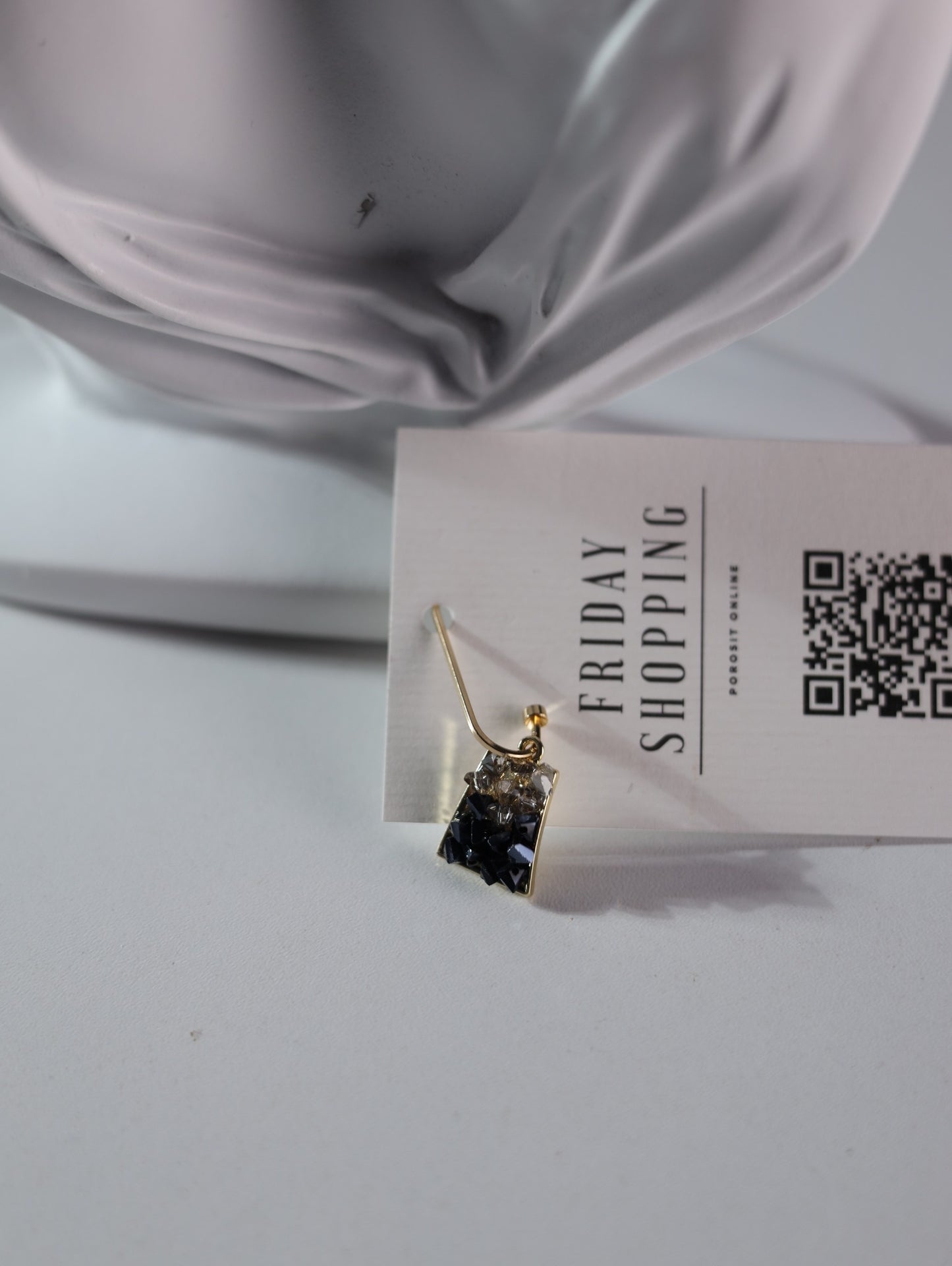 Noir Spark Earrings