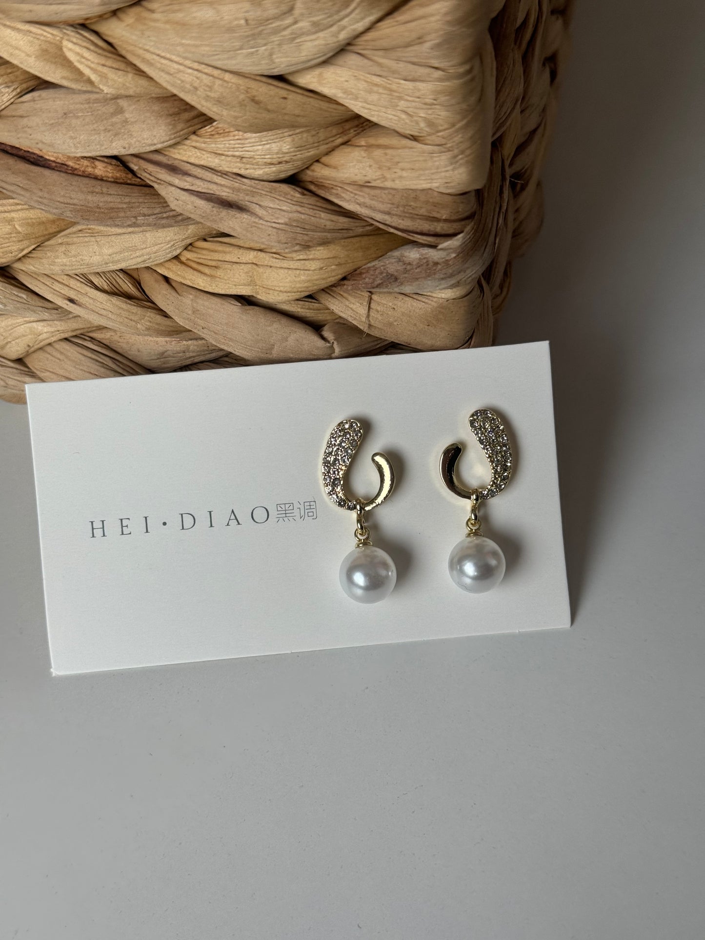 Earrings Gold & Pearl