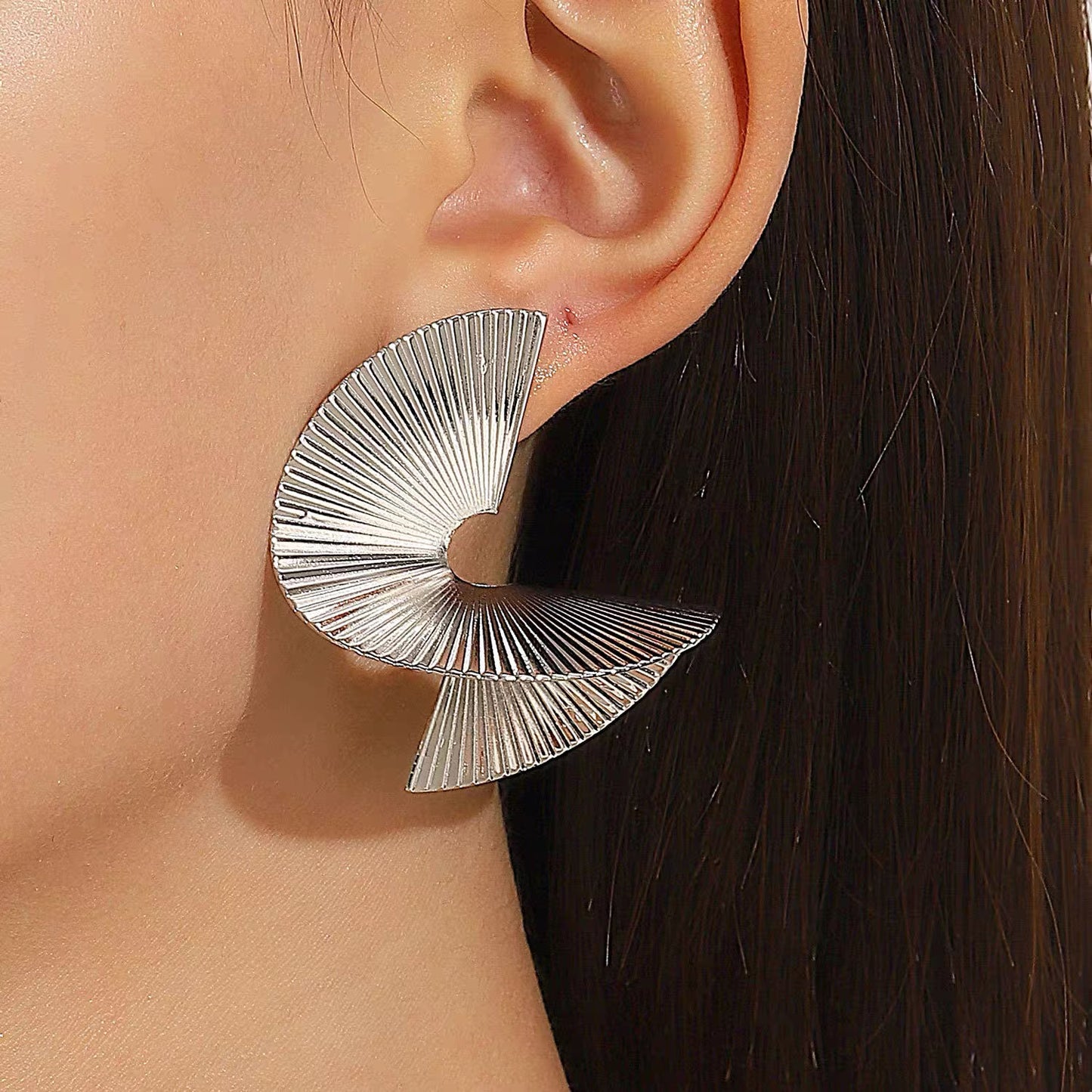 Elegant Silver Earrings Design Unique