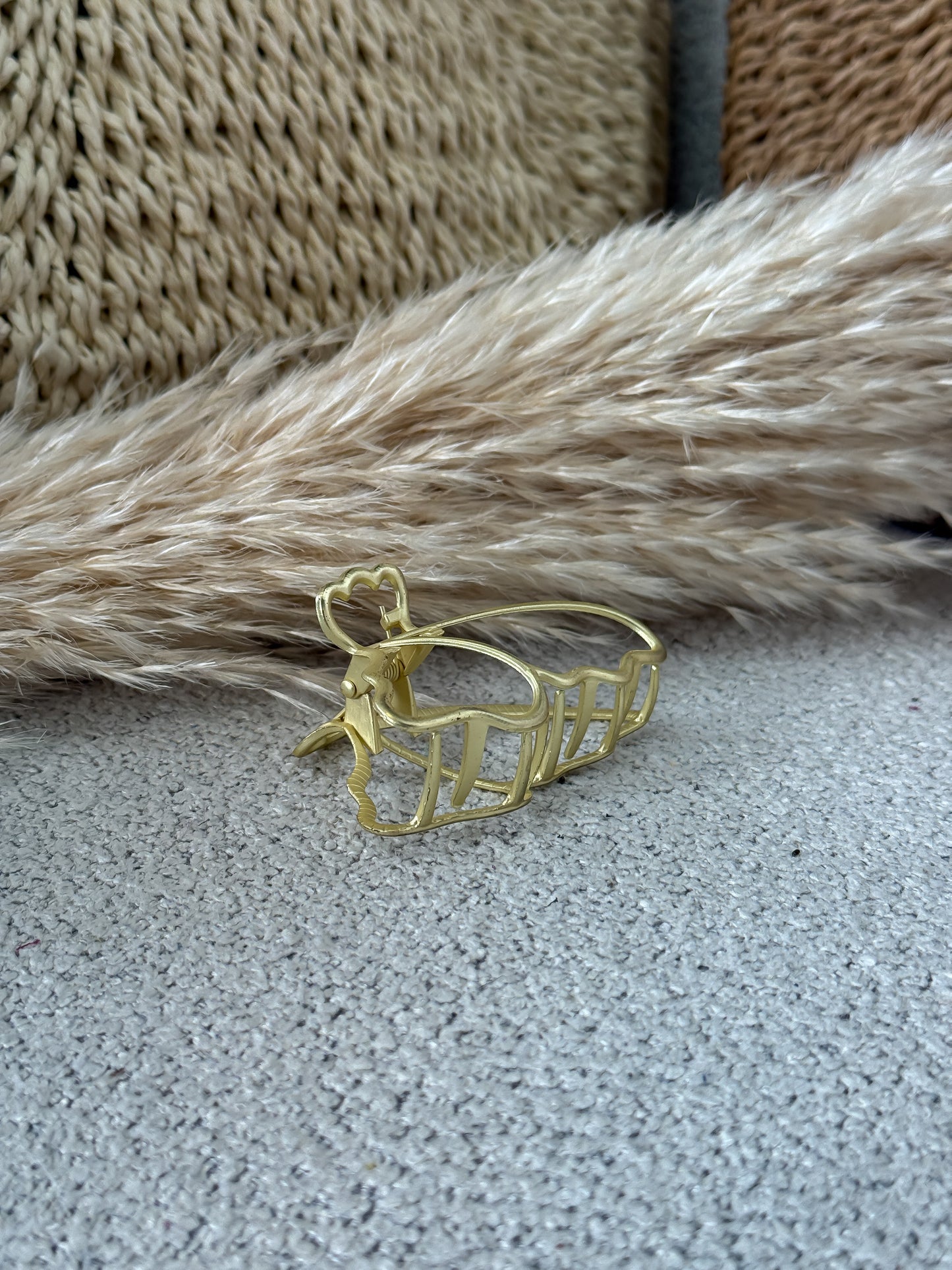 Butterfly hair claw