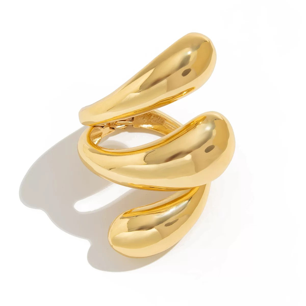 Bold Gold & Silver Statement Cuff