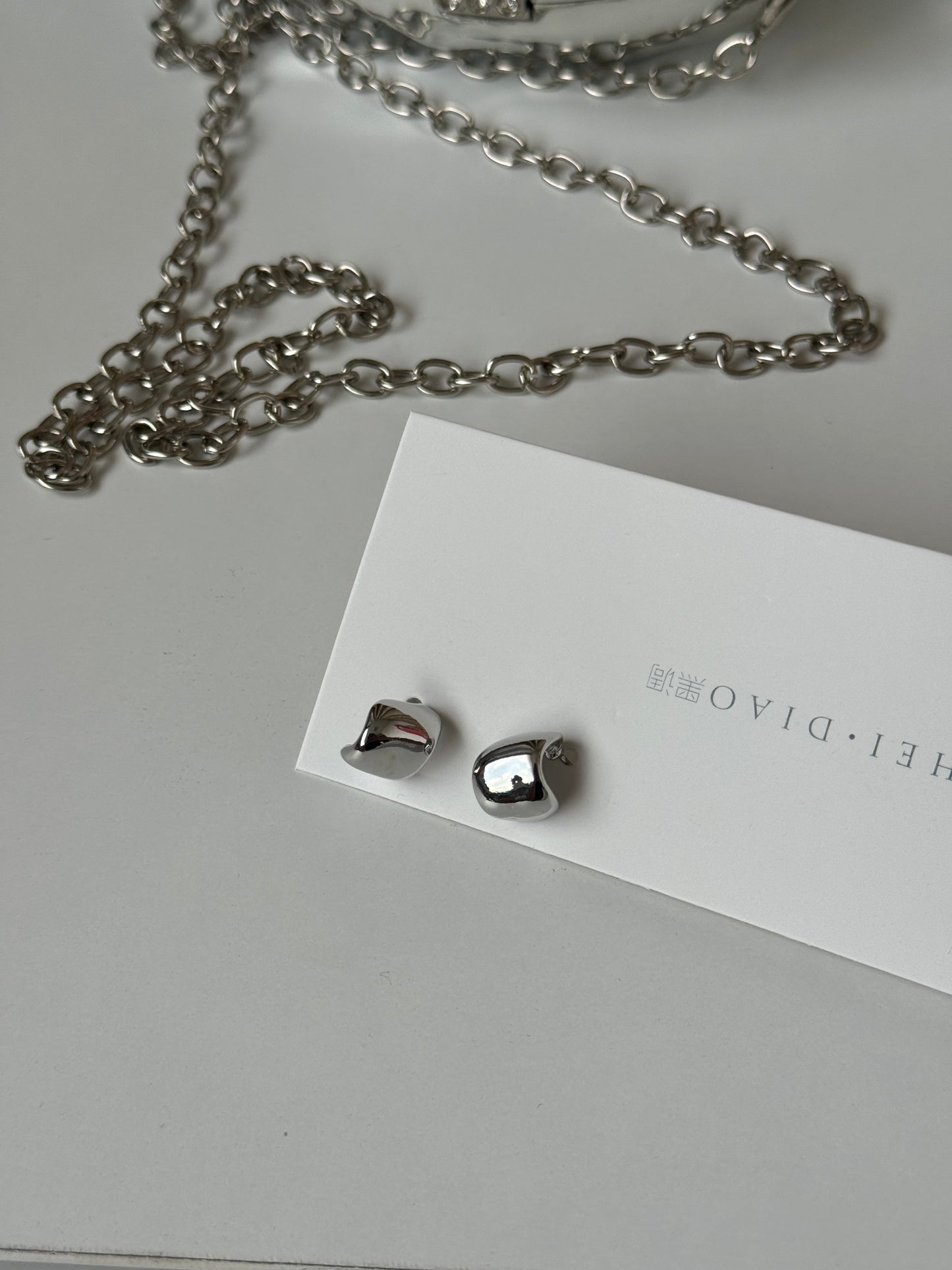 Silver Simple Earrings