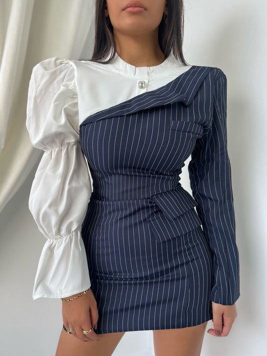 Shirt Collar Dress mini Unique