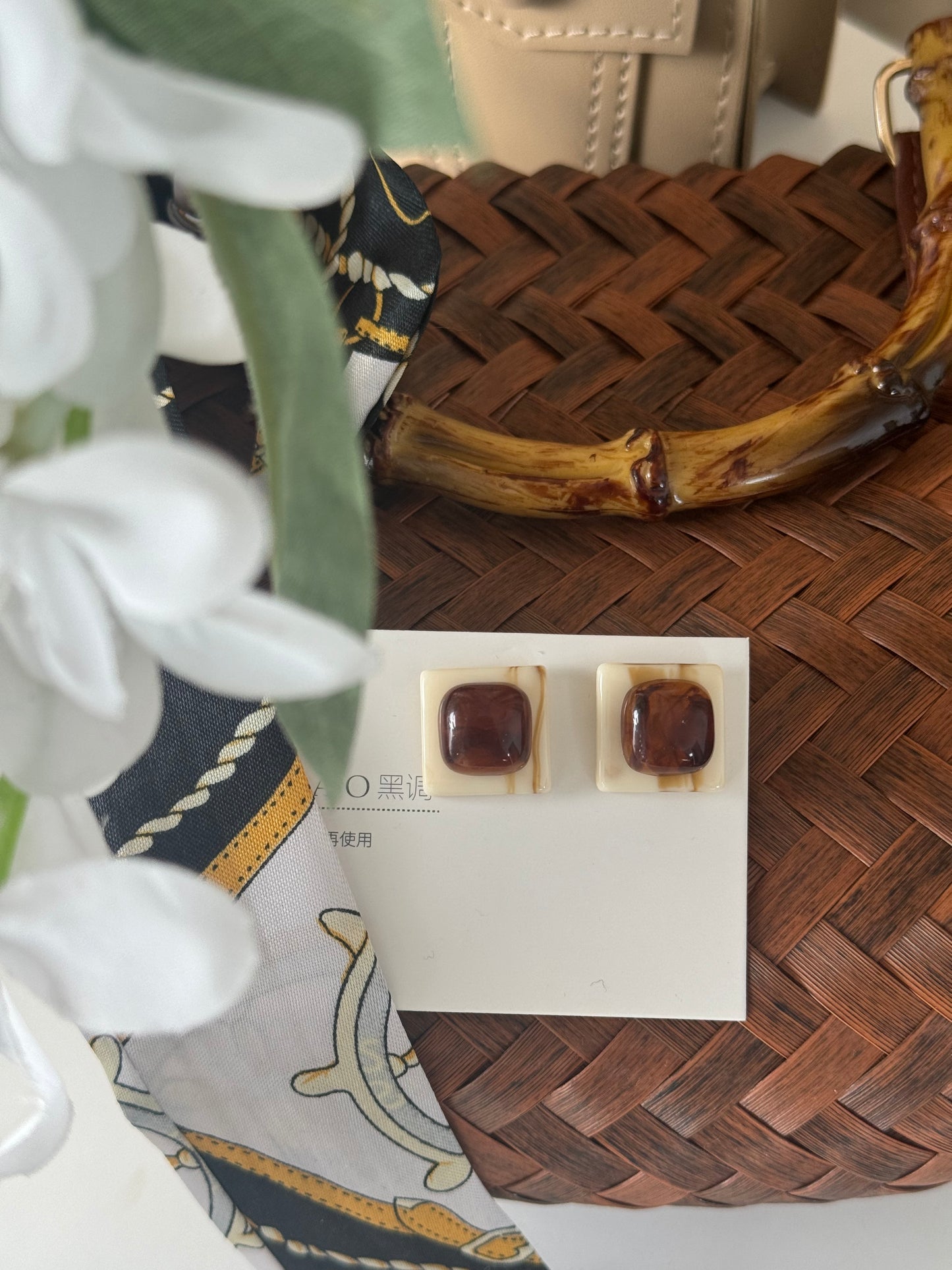 Brown Earrings