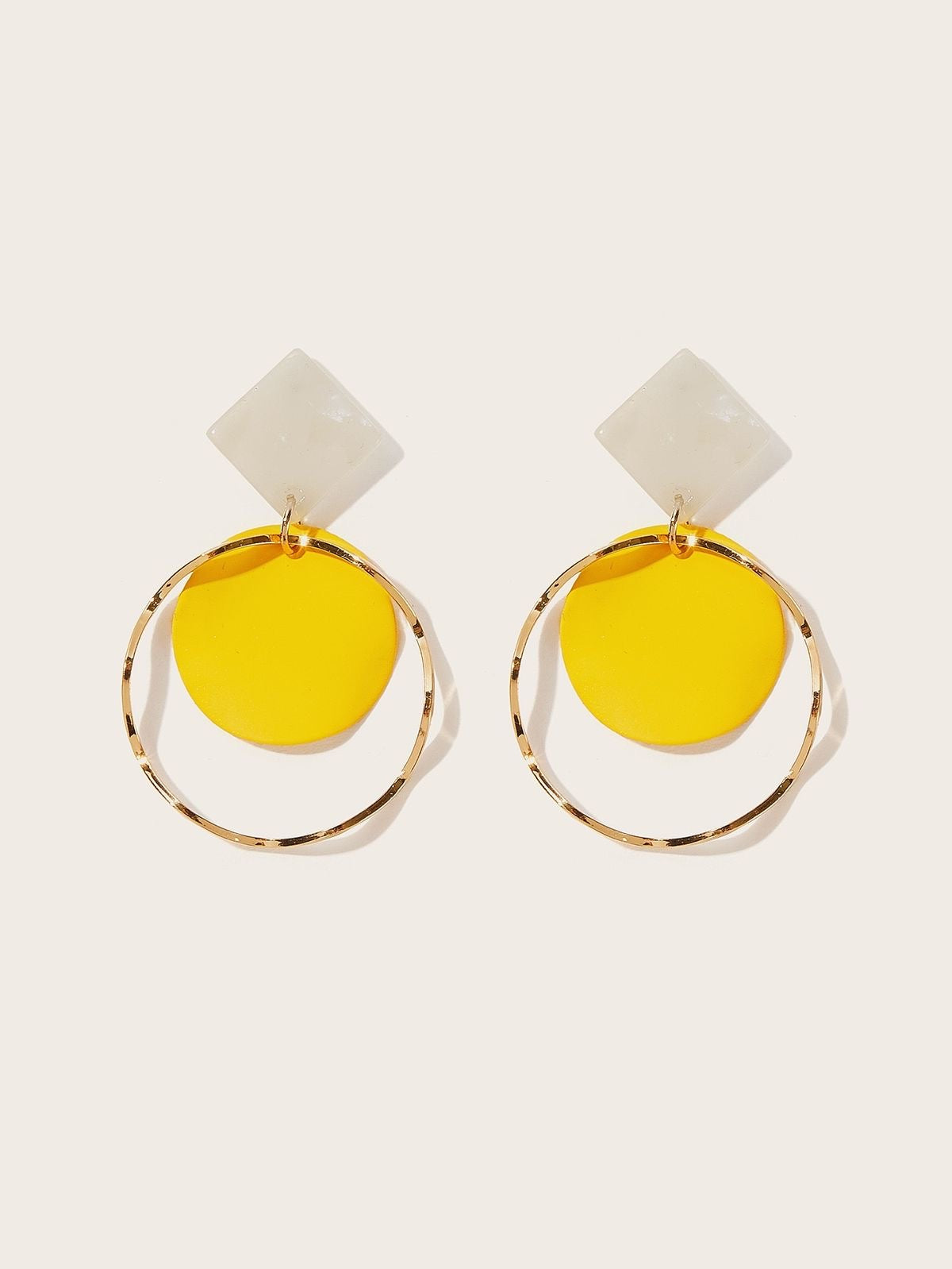 Yellow Lady Earrings