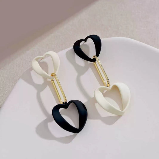 Earrings Heart Style