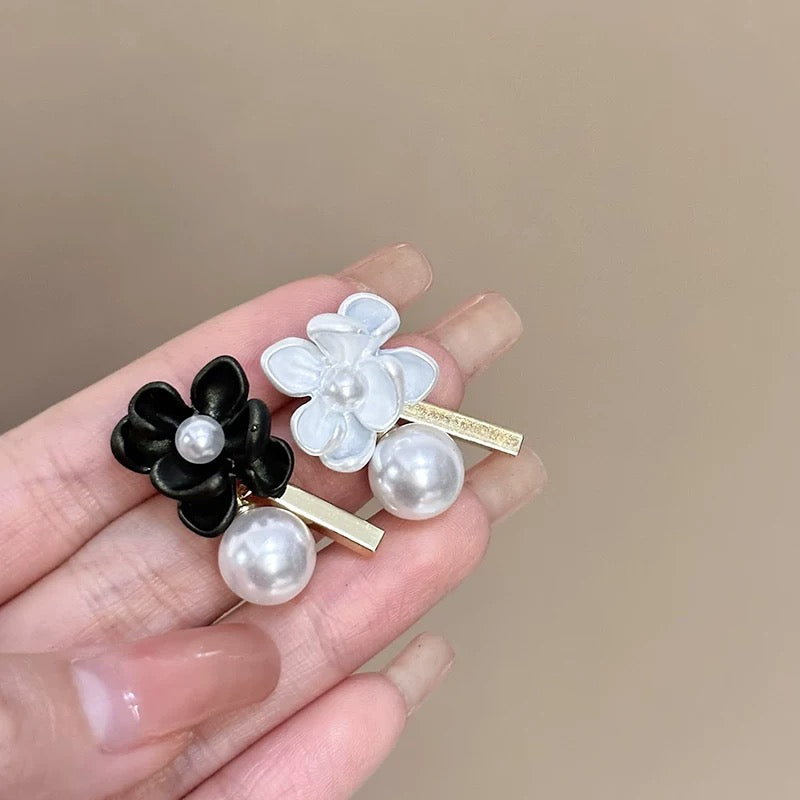 Earrings Pearl Flower