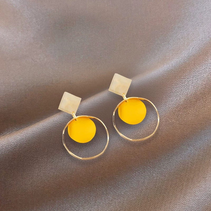 Yellow Lady Earrings